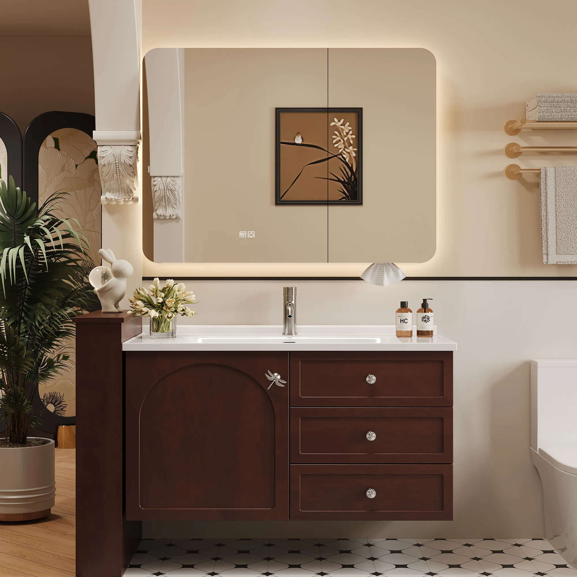 RUMZENO DT100 bathroom vanity detail