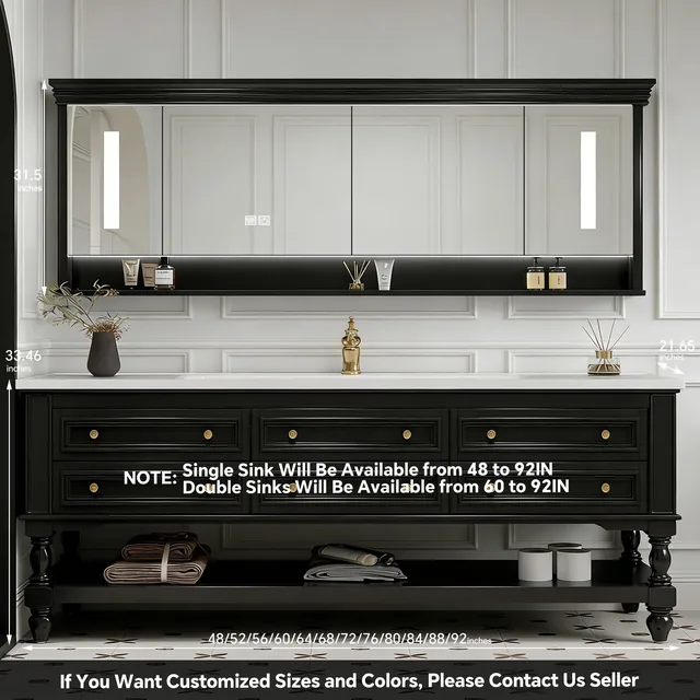 RUMZENO FS002 bathroom vanity detail