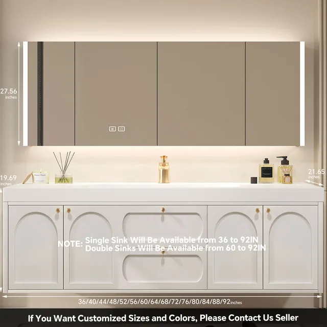 RUMZENO FS004 bathroom vanity detail