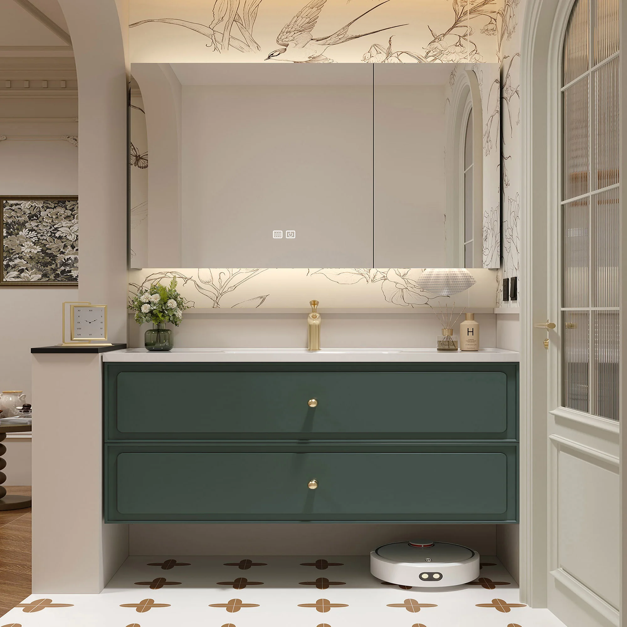 RUMZENO FS013 bathroom vanity detail