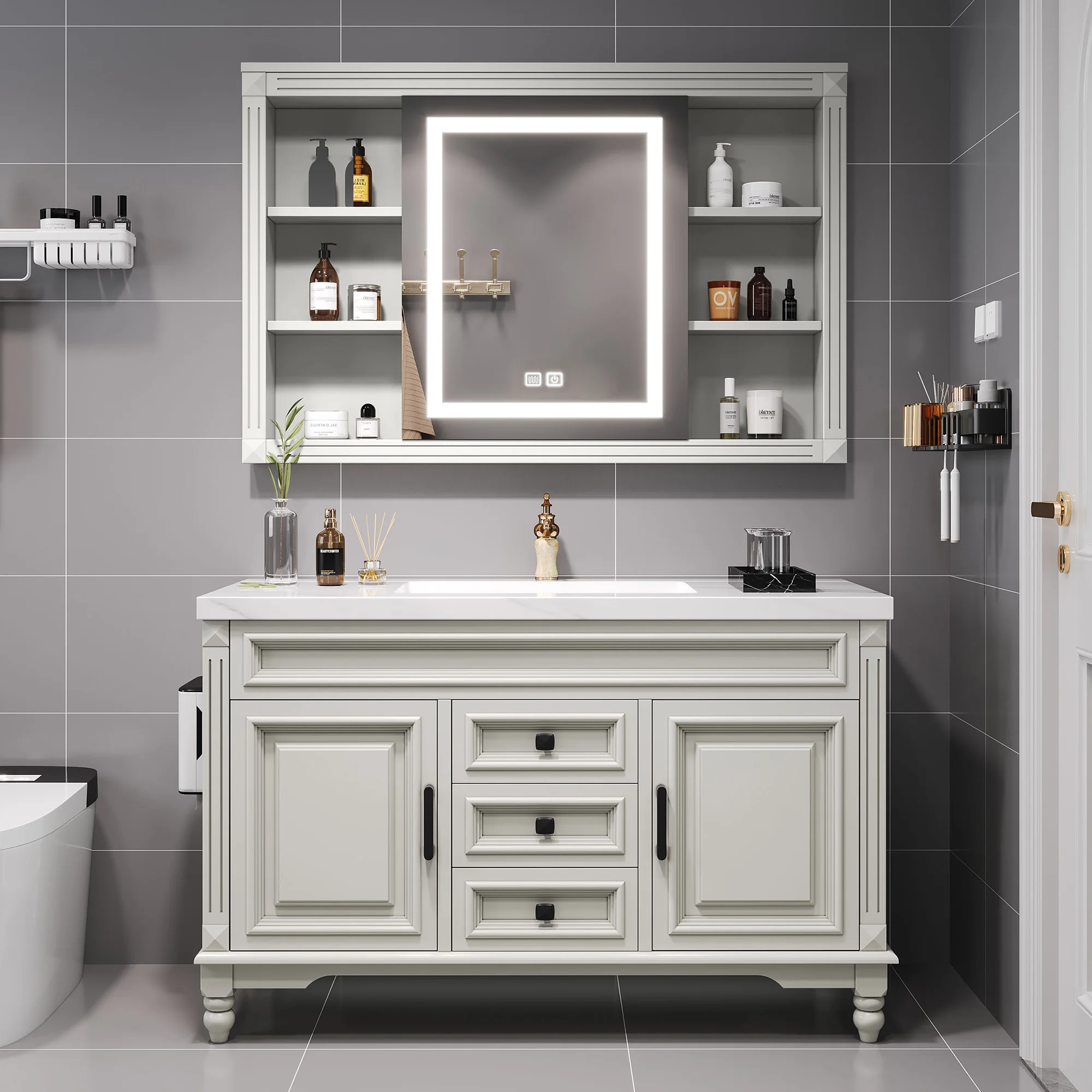 RUMZENO HJ025 bathroom vanity detail