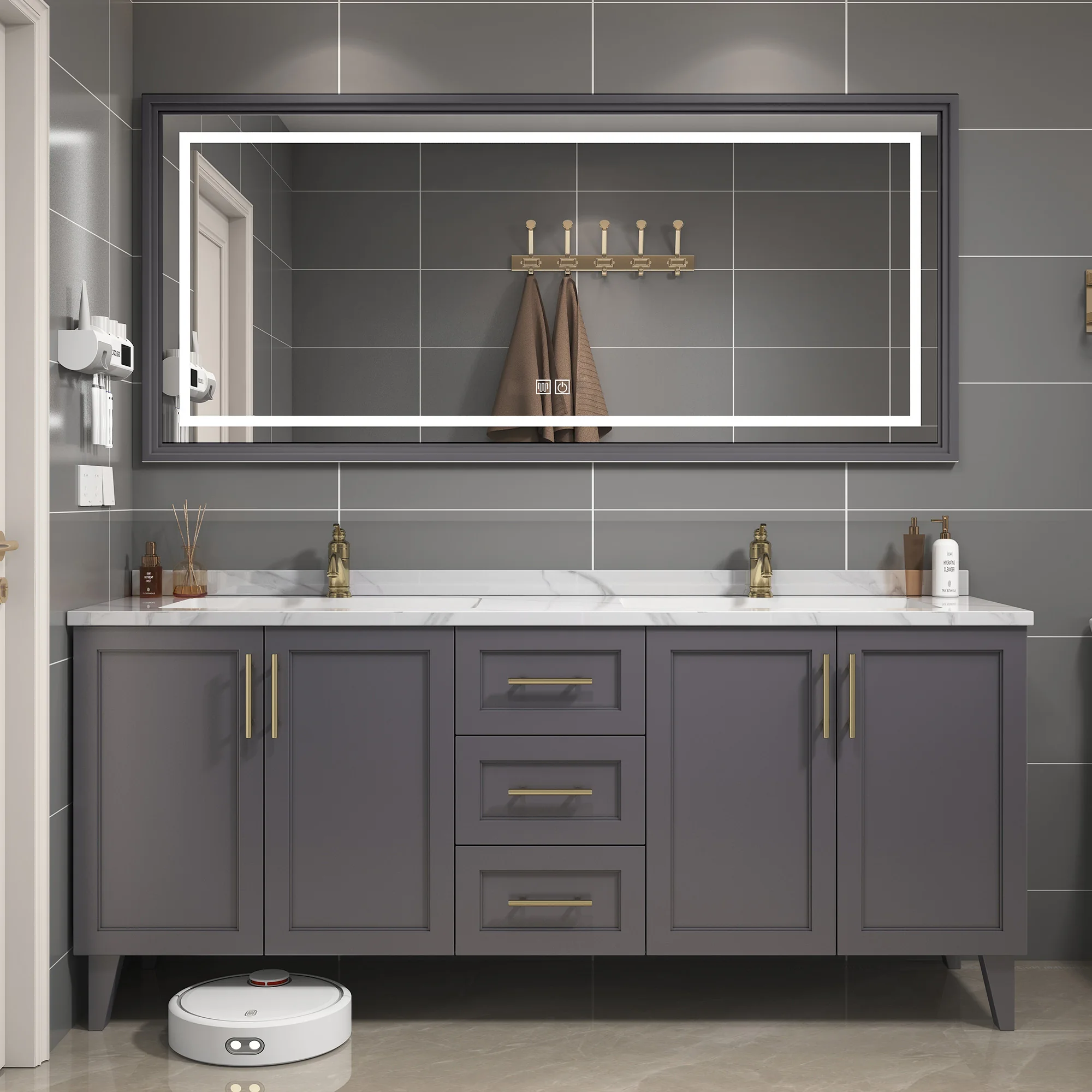 RUMZENO HJ027 bathroom vanity detail