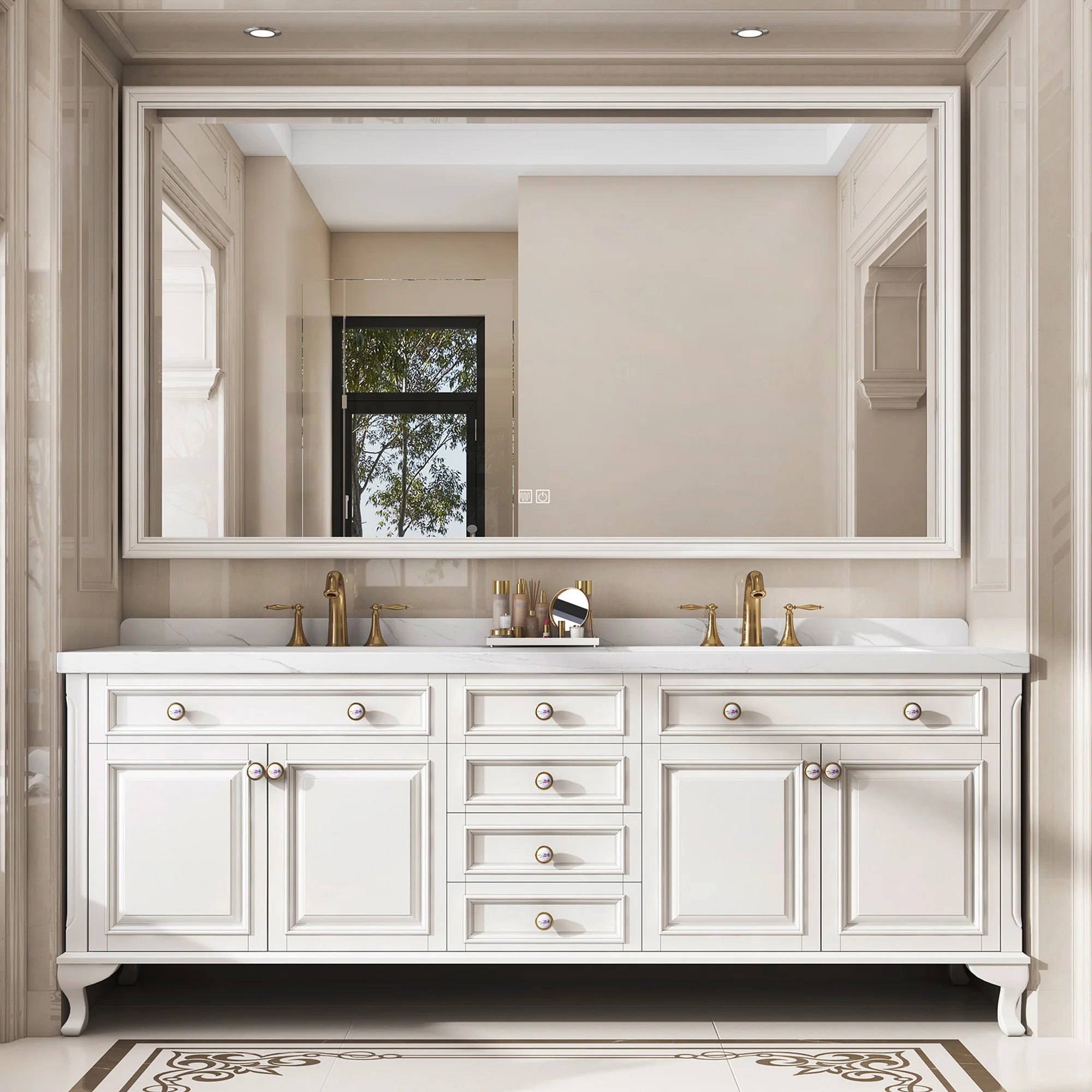 RUMZENO HJ028 bathroom vanity detail