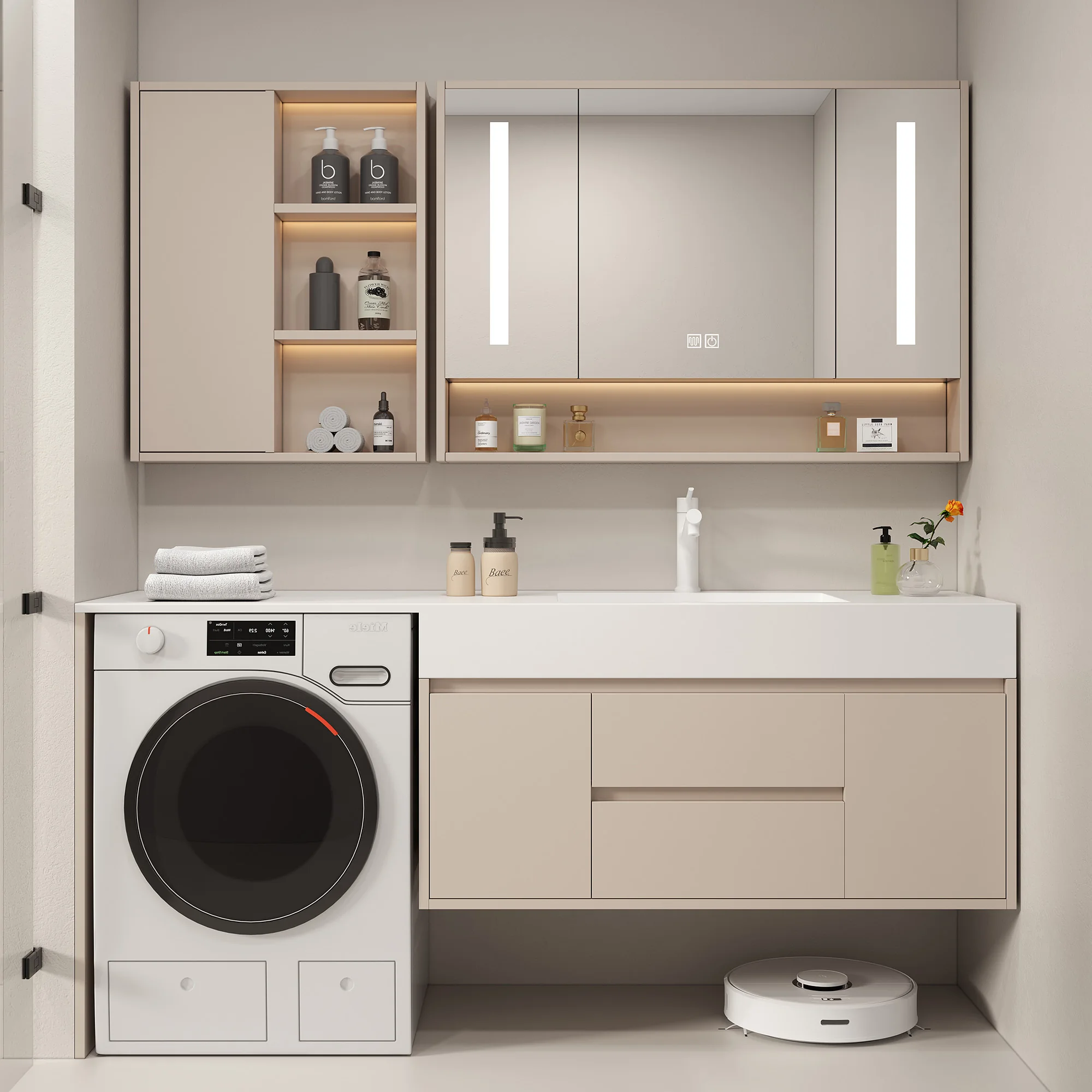 RUMZENO HJ034 bathroom vanity detail