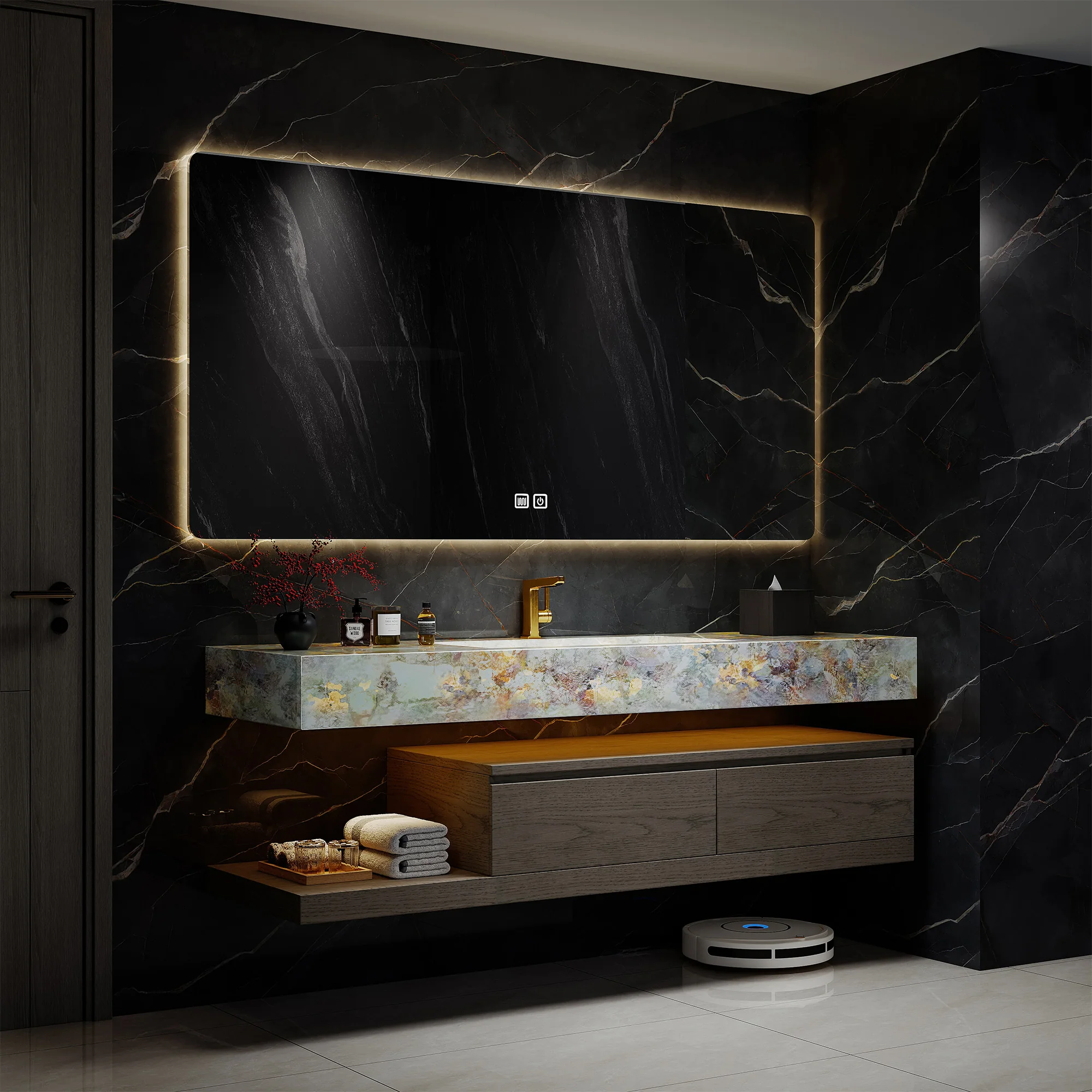 RUMZENO LUX08 bathroom vanity detail