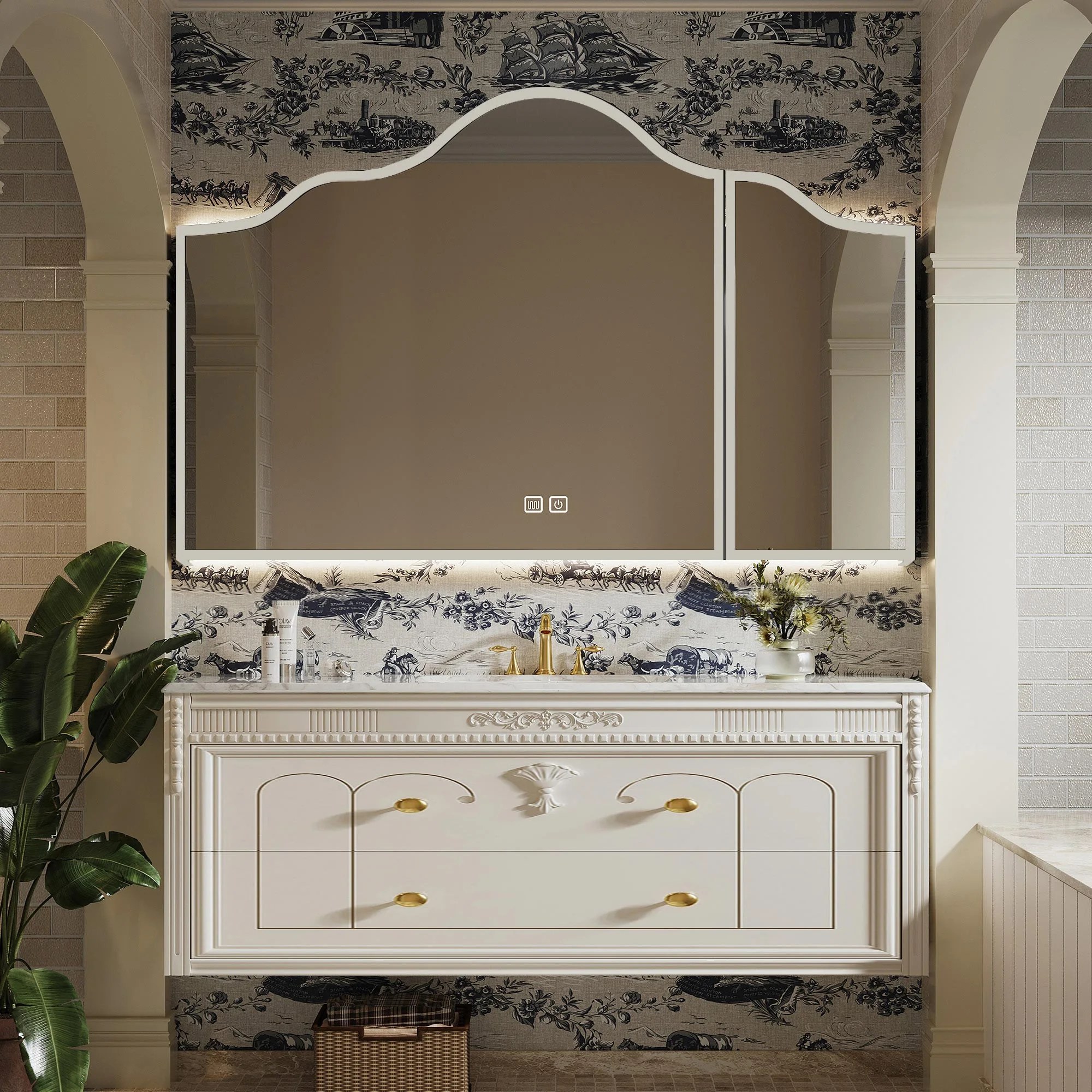 RUMZENO MX003 bathroom vanity detail