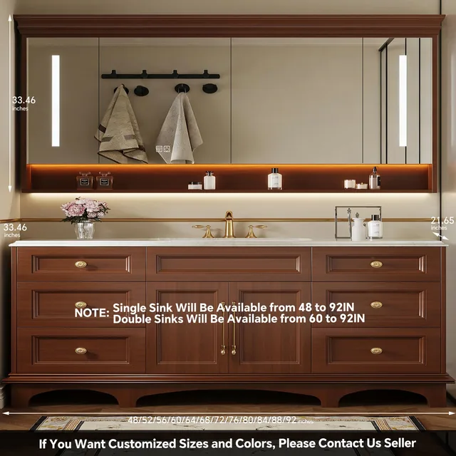 RUMZENO MX004 bathroom vanity detail