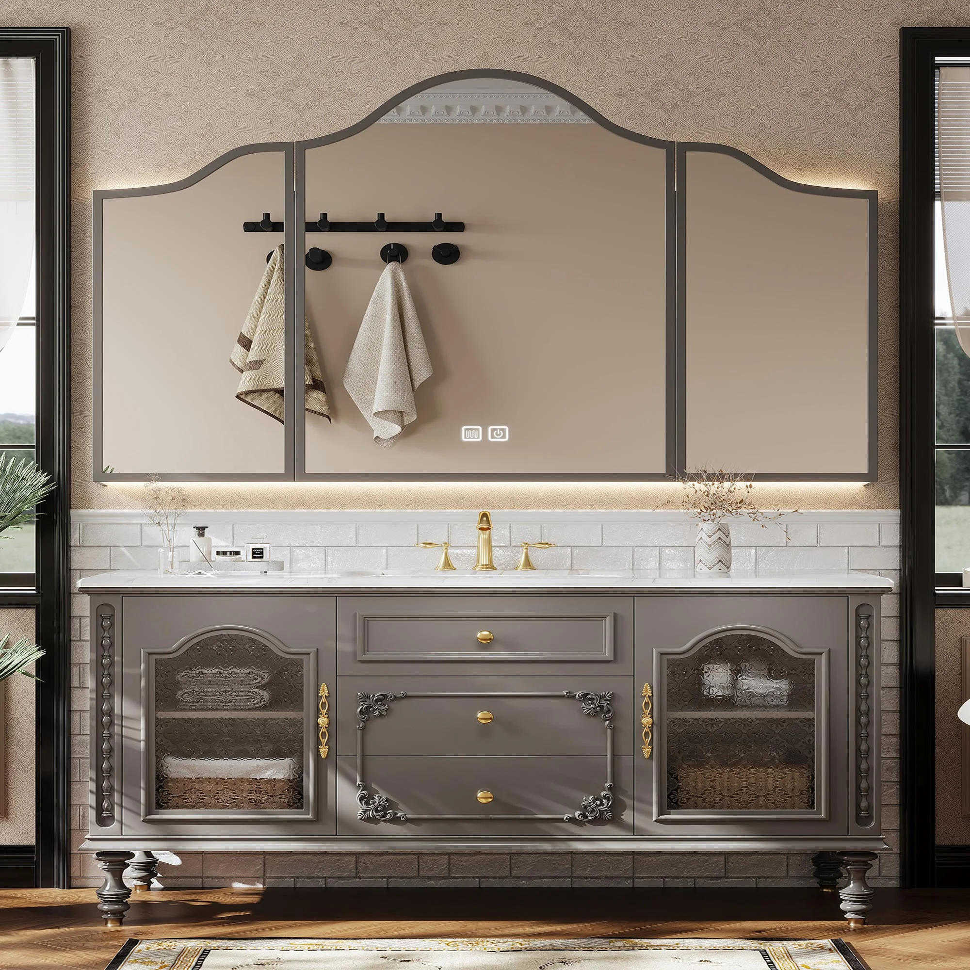 RUMZENO MX005 bathroom vanity detail