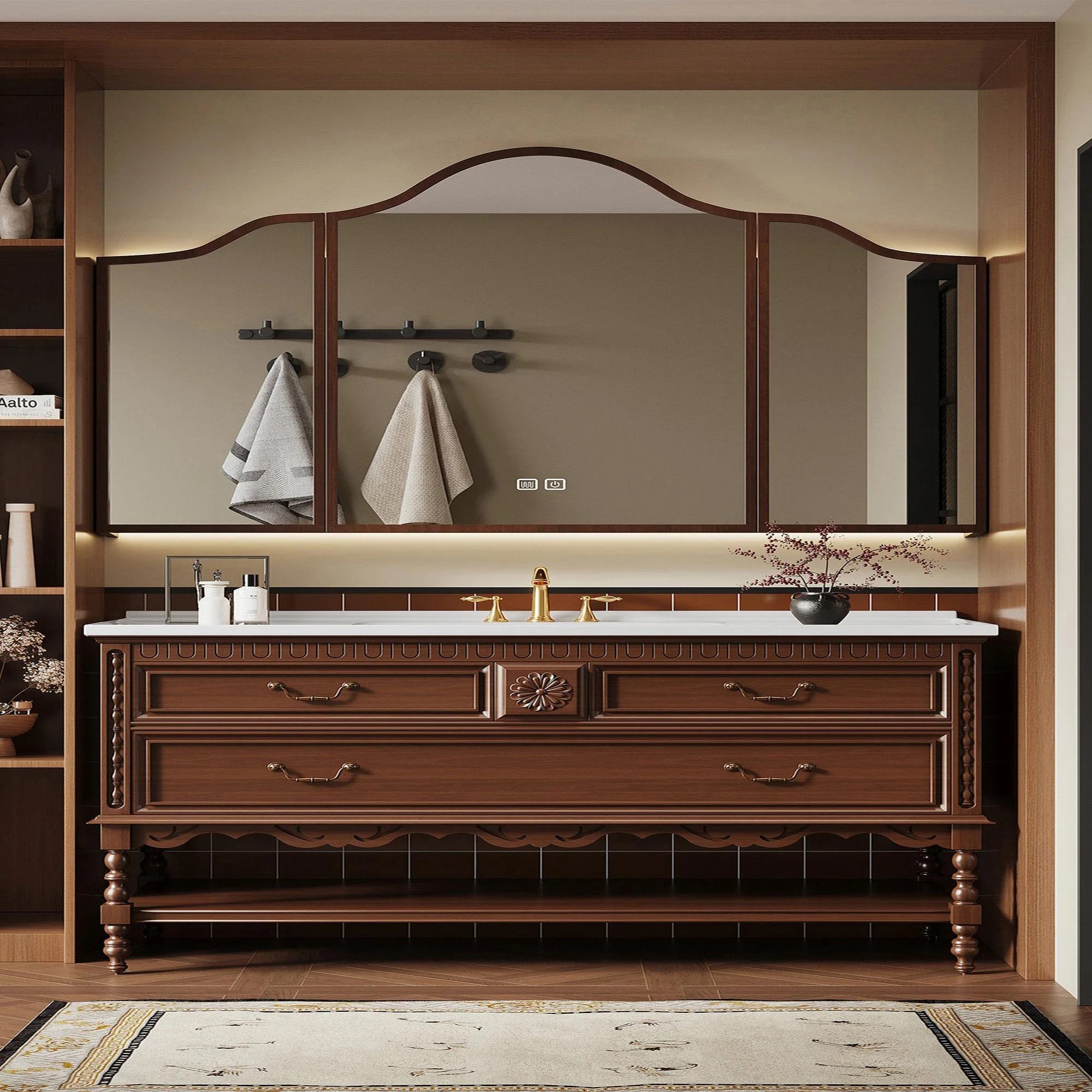 RUMZENO MX007 bathroom vanity detail