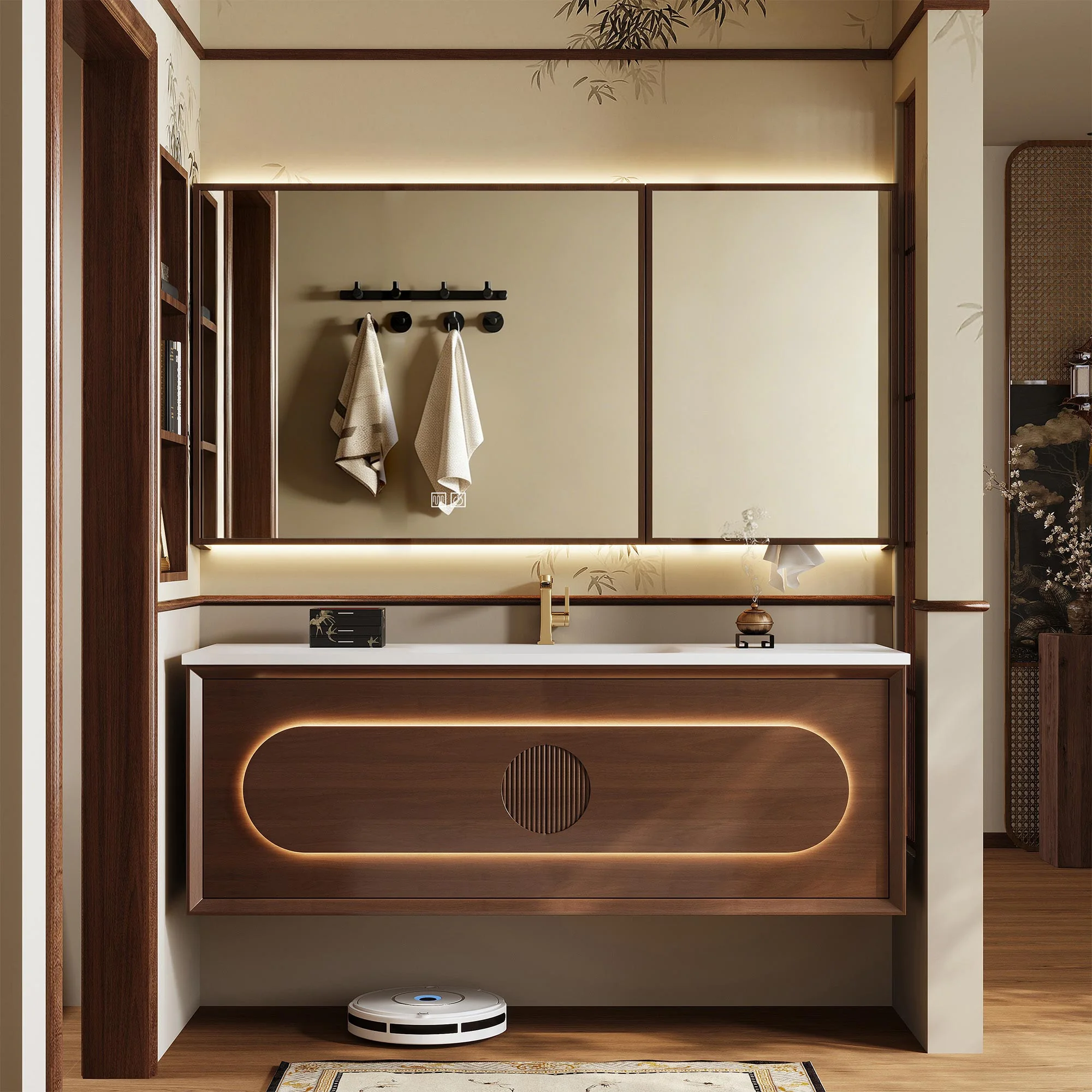 RUMZENO MX009 bathroom vanity detail