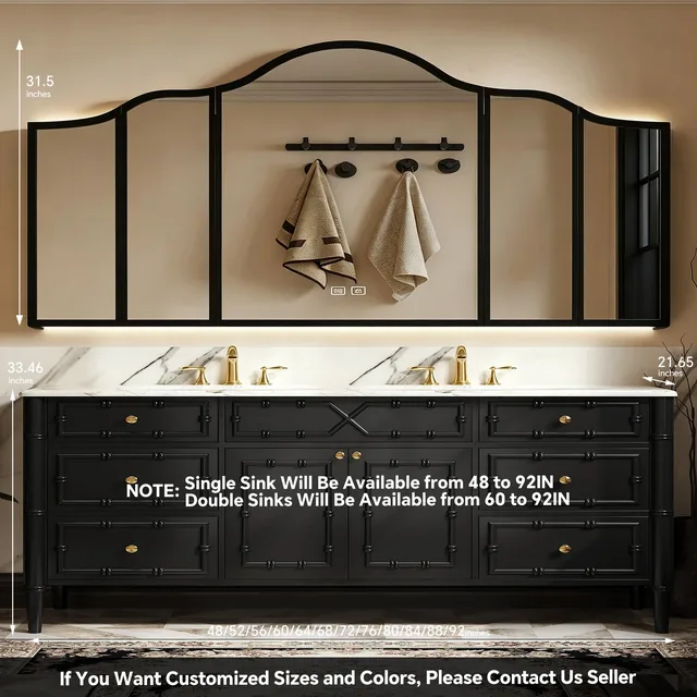 RUMZENO MX010 bathroom vanity detail