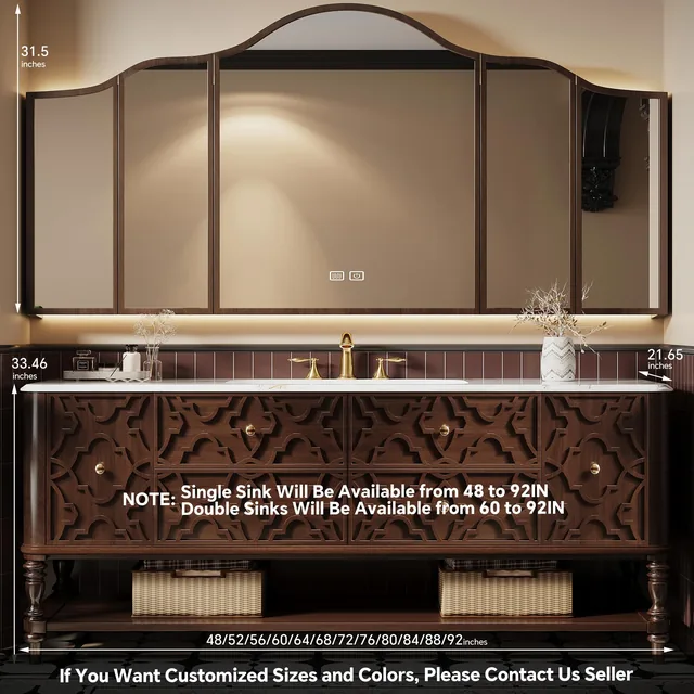 RUMZENO MX011 bathroom vanity detail