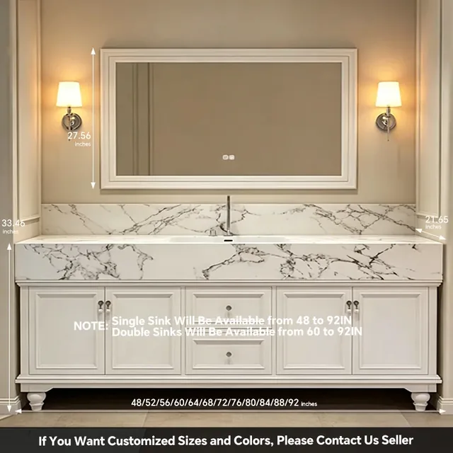 RUMZENO MX022 bathroom vanity detail