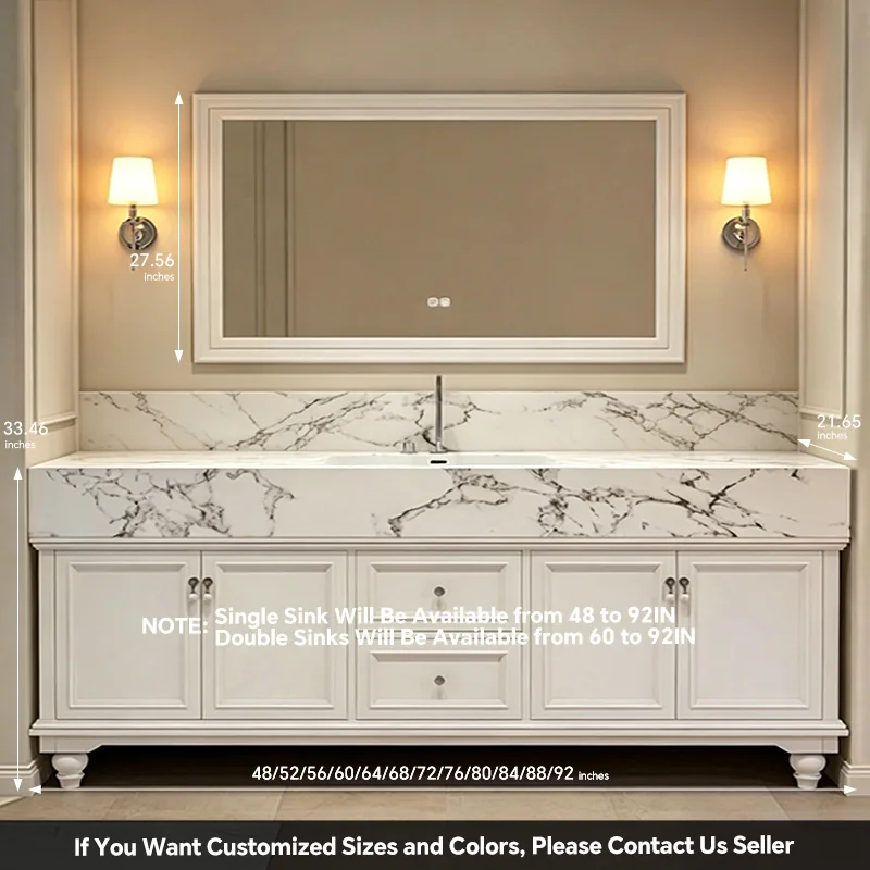 RUMZENO MX022 bathroom vanity detail