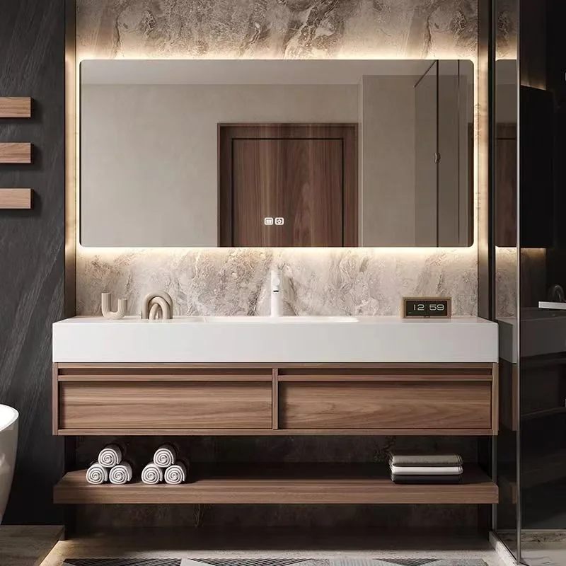 RUMZENO Orin Wood Open-Shelf Floating Vanity VN-0229 product view