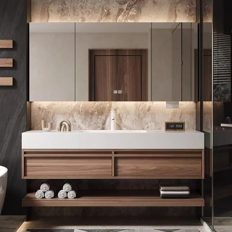 RUMZENO Orin Wood Open-Shelf Floating Vanity VN-0229 product view