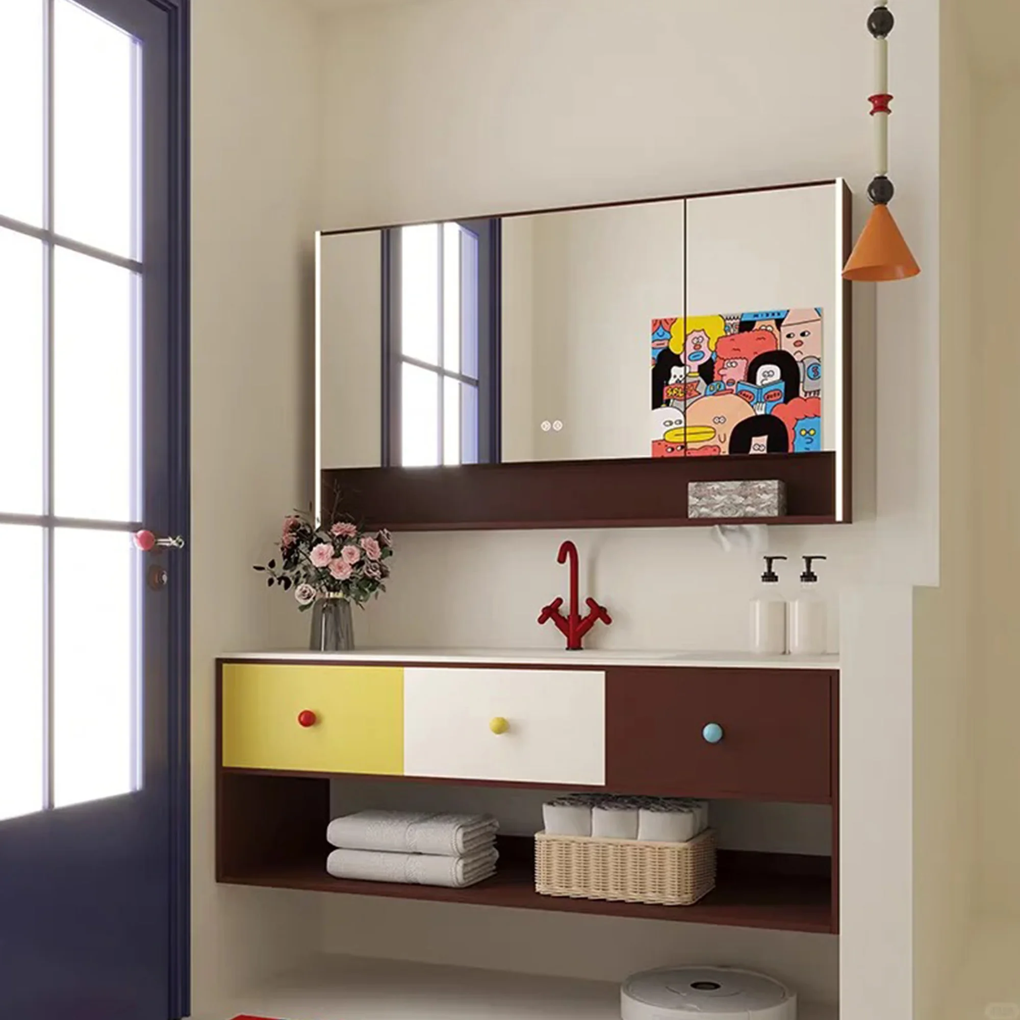 RUMZENO XHS007 bathroom vanity detail