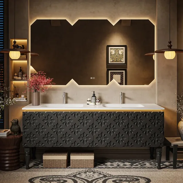 RUMZENO XHS012 bathroom vanity detail
