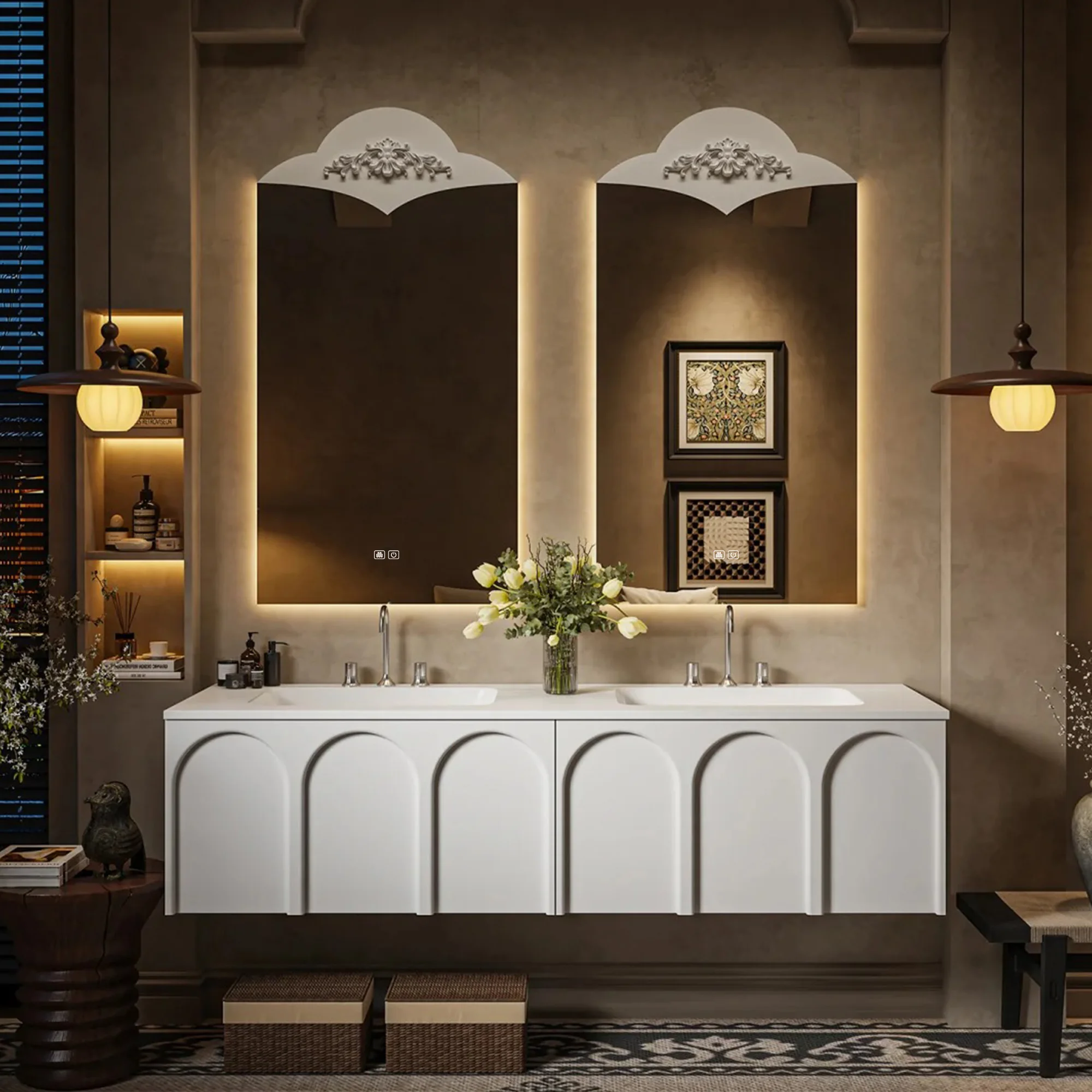 RUMZENO XHS013 bathroom vanity detail