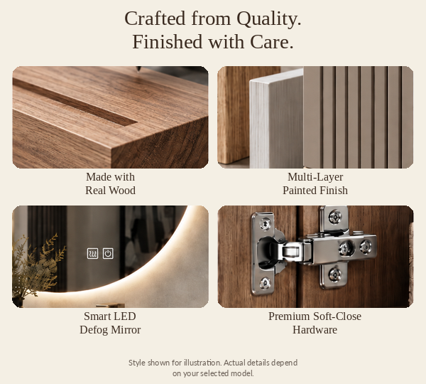 Materials and selected features