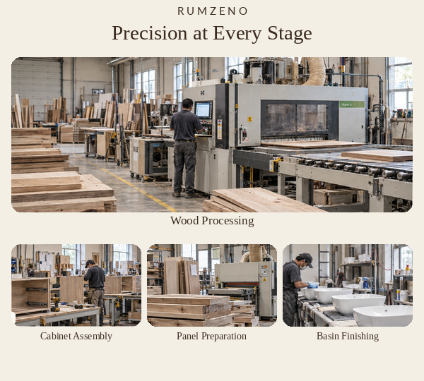 Manufacturing workshop illustration