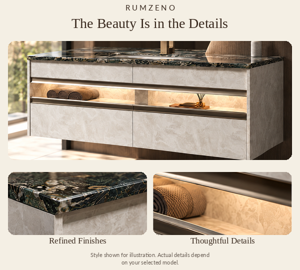 Cabinet finishing details